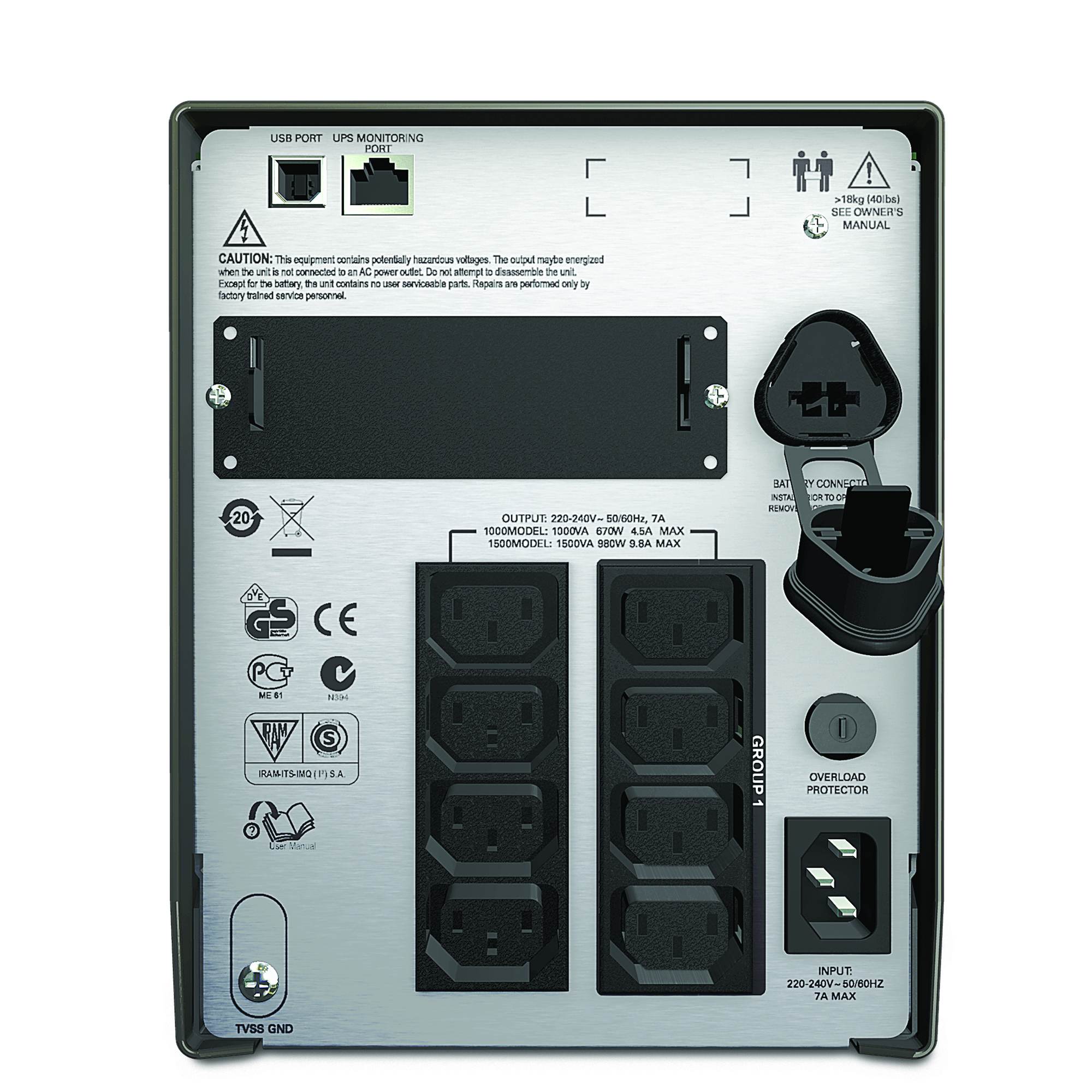 ИБП APC Smart-UPS 1000 ВА SMT1000I