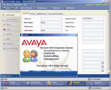 Лицензия Avaya IPO Office License - IP400 MICROSOFT CRM INTGR RFA