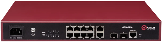 QTECH QSW-3750-10T-POE-AC-R | Ethernet коммутатор доступа